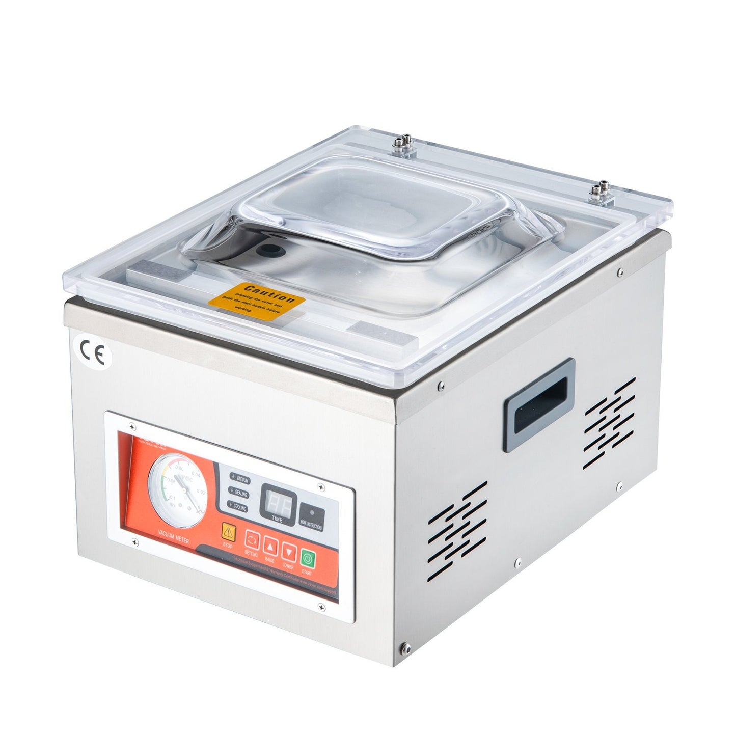 VEVOR Chamber Vacuum Sealer, DZ-260A  Excellent Sealing Effect With Automatic Control, 110V Kitchen Packaging Machine For Meats, Fruit Saver, Home, Commercial Using