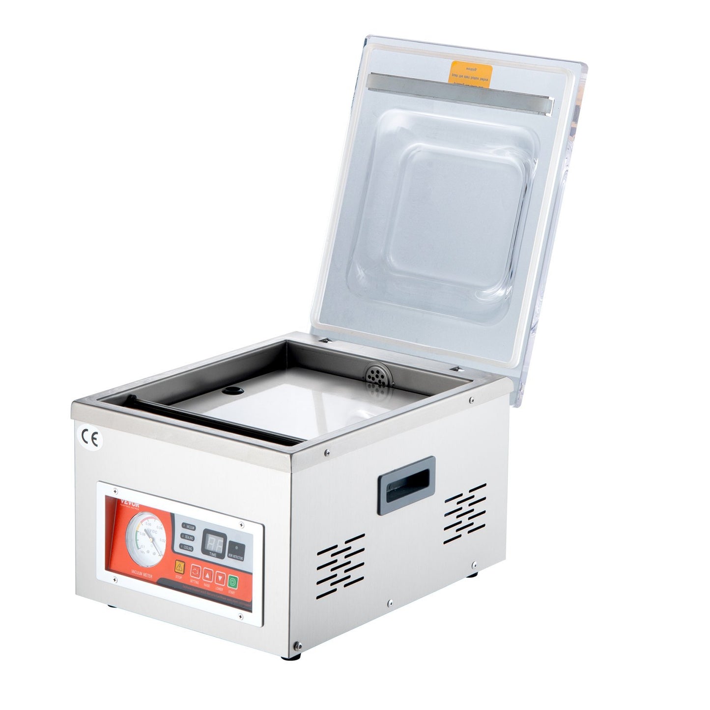 VEVOR Chamber Vacuum Sealer, DZ-260A  Excellent Sealing Effect With Automatic Control, 110V Kitchen Packaging Machine For Meats, Fruit Saver, Home, Commercial Using
